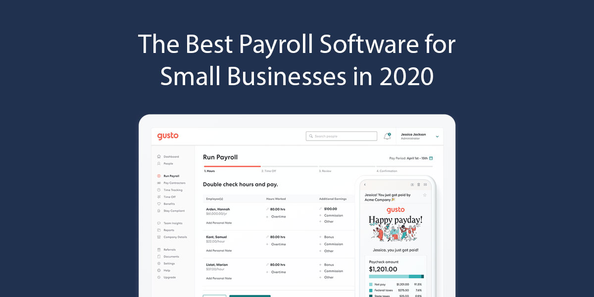 The 8 Best Payroll Software Tools for Small Businesses in 2020